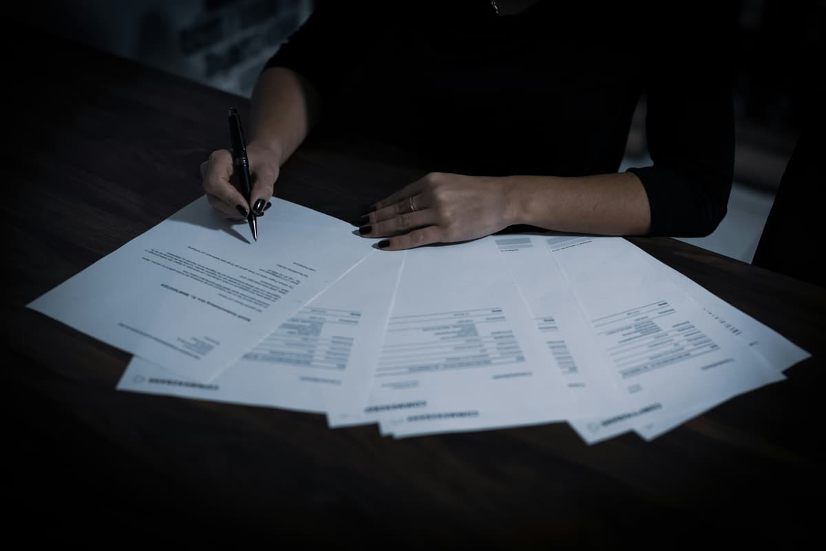 Appeals Paperwork on Table