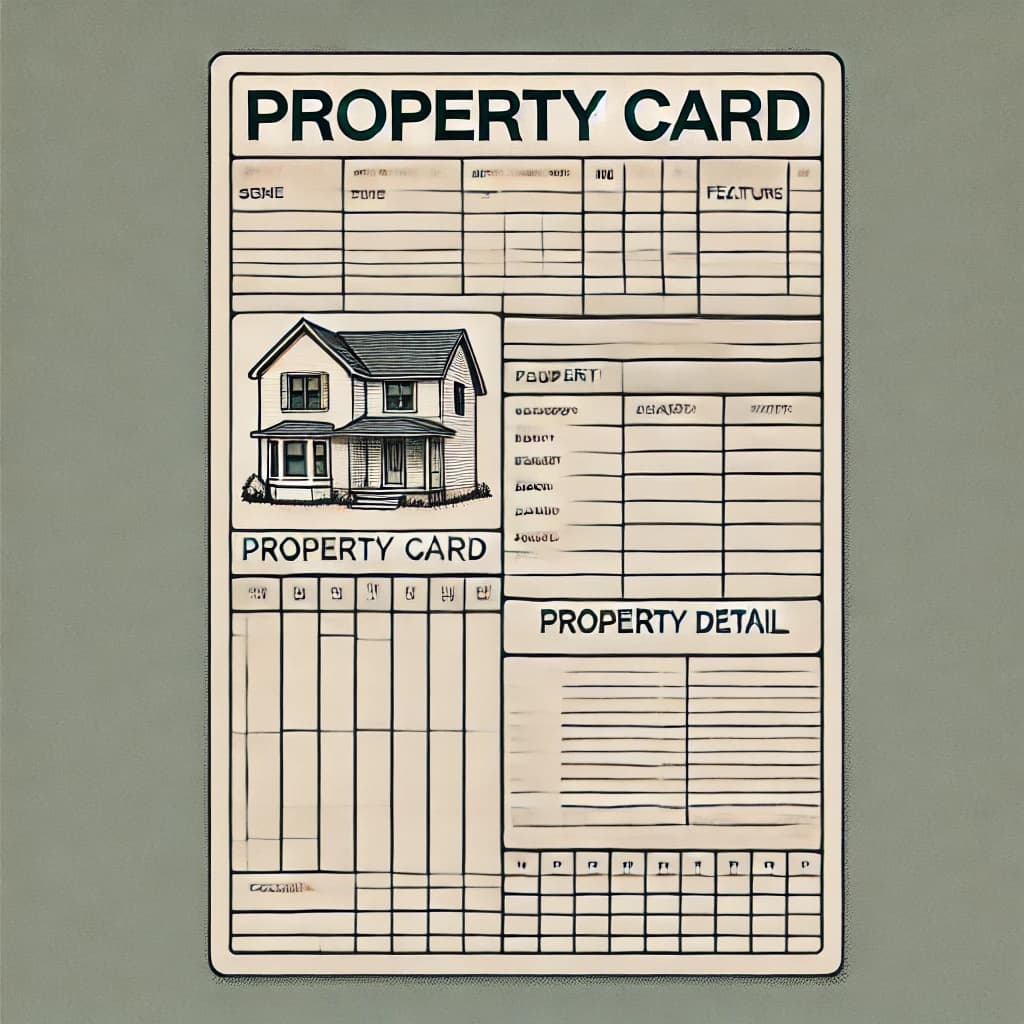 Propety Card Illustration